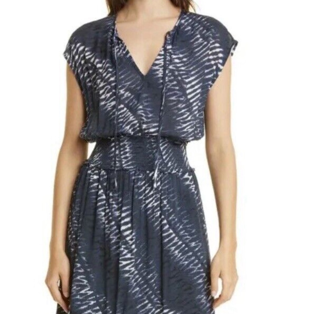 Rails Ashlyn Dress in Color Blue Nile Shibori Size Small